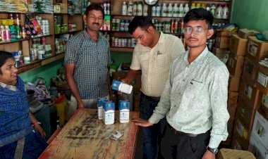 जिले में बीज,खाद एवं कीटनाशी के कालाबाजारी रोकने की गई कार्रवाई...