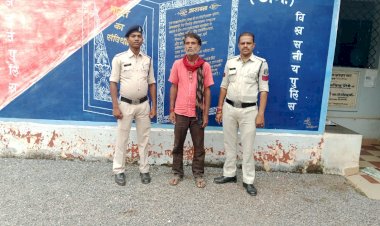 CG:साजा पुलिस.टीम की कार्यवाही ऑपरेशन ईगल अभियान  के तहत एक स्थायी वारंटी को किया गया गिरफ्तार