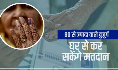 Chhattisgarh Assembly elections 2023 :  बुजुर्ग व थर्ड जेंडर घर बैठे कर सकेंगे मतदान ...