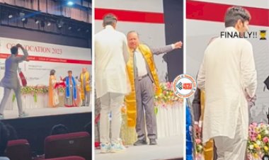 Comedy Viral News : डिग्री लेने के लिए स्टेज पर ही डांस करने लगा ग्रेजुएट स्टूडेंट, लेकिन अगले ही पल हुआ कुछ ऐसा, सोंच भी नहीं सकते- देखें वीडियो...
