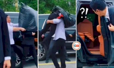 Kidnapping of Powerful Person: टाइट सिक्योरिटी के बावजूद किडनैप हुआ सेलेब्रिटी, सबके सामने से उठाकर ले गया, नज़ारा देख खूब हसेंगे आप- देखें मजेदार वीडियो...