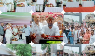 CG:स्कूल शिक्षा मंत्री श्री चौबे ने किया देवरबीजा में नवीन शासकीय महाविद्यालय का फीता काटकर शुभारम्भ किया... देवरबीजा क्षेत्र और आसपास गांव के विद्यार्थियों को 12 वीं के बाद आगे की पढ़ाई के लिए घर छोड़ने से मुक्ति मिलेगी ...मंत्री श्री चौबे ....श्री चौबे का हुआ भव्य स्वागत..सुरेश दुबे के नेतृत्व में... इस अवसर पर बेमेतरा विधायक आशीष छाबड़ा रहे उपस्थित