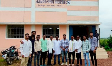 एनएसयूआई प्रदेश सचिव व ग्रामीण जिलाध्यक्ष पहुंचे लोहंडीगुड़ा कॉलेज...