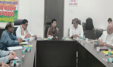 CG Politics : कांग्रेस घोषणा पत्र समिति की बैठक खत्म, जानिए प्रभारी कुमारी शैलजा ने किन अहम मुद्दों पर की चर्चा ...