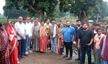 विधायक डॉ.लक्ष्मी ध्रुव का अथक प्रयास,अभ्यारण्य क्षेत्र  को जोड़ने वाली उच्च स्तरीय पूल का निर्माण हुआ जारी...दर्जनों गांवों को जोड़ने वाली बालका नदी पर बनने वाली उच्च स्तरीय पूल पर टाईगर रिजर्व का हवाला देकर लगा दिया गया,था स्टे...