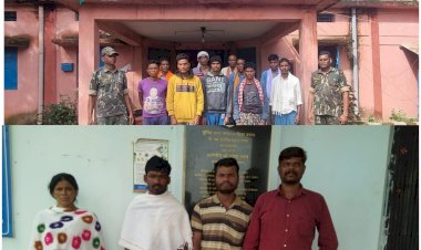 बस्तर पुलिस विशेष अभियान के तहत् वारंटियो पर की बड़ी कार्यवाही... विगत कई वर्षो से लगातर फरार थे स्थायी वारंटी... जिला के अलग-अलग थाना क्षत्रों से वारंटियों को किया गया गिरफ्तार...