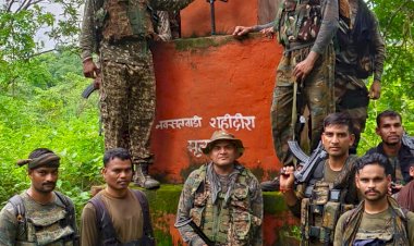 CG सुरक्षा बल द्वारा नक्सल स्मारक किया गया ध्वस्त...
