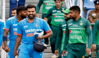 IND vs PAK Live Match Score: भारत-पाकिस्तान मैच में बारिश ने डाला खलल, 24.1 ओवर के बाद भारत का स्कोर 147/2