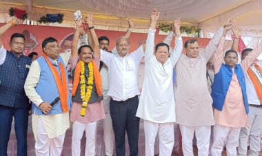 कांग्रेस की गलत नीतियों से जनता परेशान, अउ नइ सहिबो कांग्रेस के सरकार ल बदल के रहिबो - मनीराम कश्यप