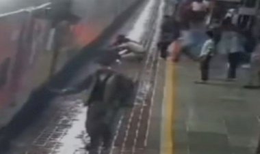 VIRAL VIDEO : चलती ट्रेन में चढ़ने लगी लड़की, तभी फस गया पैर, मगर फरिश्ता बनकर आ गया आरपीएफ कांस्टेबल और  फिर जो हुआ,देखे वीडियो......
