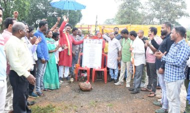 नानगुर व नेतानार में सामुदायिक भवन के लिए विधायक जैन ने किया भूमिपूजन...