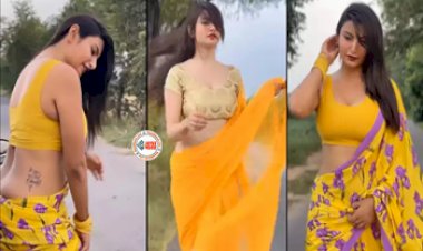Desi bhabhi Sexy video: भाभी ने साड़ी का पल्लू गिरा दिखाया ऐसा डांस, फिगर देख लोगों के छुटे पसीने- देखें वीडियो...