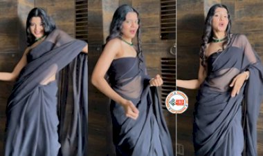 Girl Dance Viral News: ब्लैक साड़ी पहन 'तू चीज बड़ी है मस्त-मस्त' गाने पर लड़की ने दिखाया ऐसा डांस, इन्टरनेट पर मच गया हल्ला- देखें वीडियो...