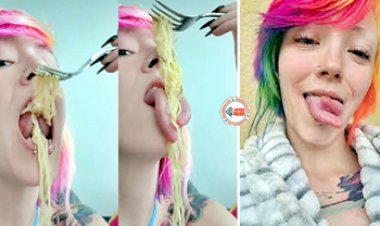 Girls Viral News: सांप की तरह जीभ के दो हिस्सों से लड़की ने खाई Maggie, कटी जीभ देख लोगों के उड़े होश- देखें वीडियो...