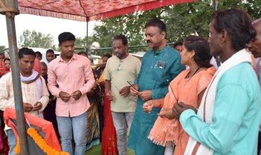 भूमिपूजन कर विधायक जैन ने बताए भूपेश है तो भरोसा है के मायने...