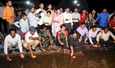 आओ एक दीप जलाए मतदान की अलख जगाए