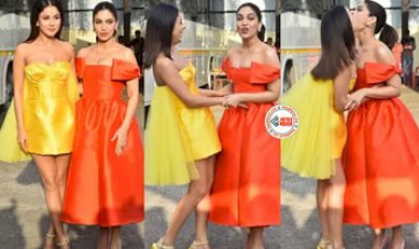 Shehnaaz Gill and Bhumi Pednekar : भूमि और शहनाज ने Thank You For Coming की स्क्रीनिंग में मचाया तहलका, फैंस पर बरसाया अपने हुस्न का जलवा- देखें वीडियो...