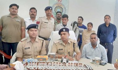 CG- ब्राउन शुगर की तस्करी: पुलिस की बड़ी कार्रवाई,लाखों का ब्राउन शुगर जप्त , महिला समेत 1 पैडलर गिरफ्तार.........