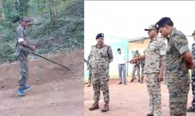 CG में अलर्ट मोड पर पुलिस प्रशासन : नक्सल प्रभावित क्षेत्रों में लगातार चला रही सर्चिंग अभियान, निर्माणाधीन सड़क पर की जा रही IED की जांच....