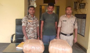 अवैध रूप से मादक पदार्थ गांजा का विक्रय : अवैध मादक पदार्थ  गांजा 20 कि. ग्रा. किमती 2,00,000/- रूपए...