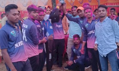 CG मावलीपारा के टीम ने विश्रामपुरी को फ़ाइनल में हराकर खिताब पर किया कब्जा...