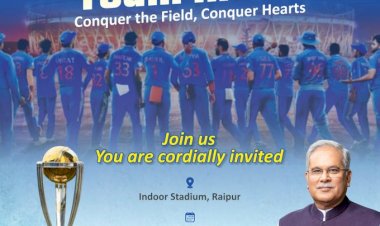IND vs AUS Final: राजधानी के इनडोर स्टेडियम में लगी मेगा स्क्रीन,क्रिकेट वर्ल्ड कप फाइनल का लाइव लुत्फ उठा सकेंगे फैन्स,CM भूपेश सहित कई नेता रहेंगे मौजूद…