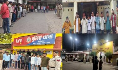 CG पुलिस की बदमाशों पर पैनी नजर : अपराधियों के खिलाफ की ताबड़तोड़ कार्रवाई, बड़ी संख्या में आरोपियों को भेजा जेल....