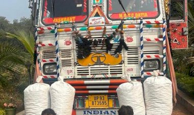 CG में लाखों का गांजा पकड़ाया... ट्रक में चल रही थी गांजा की तस्करी...पुलिस की गांजा पर बड़ी कार्यवाही...नशे के 2 सौदागर गिरफ्तार...