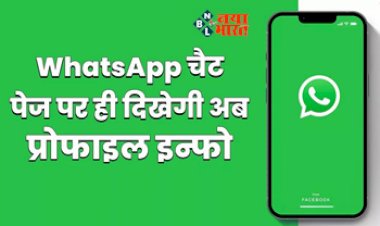 Whatsapp Showing The Profile Info : WhatsApp लेकर आया है ये धांसू फीचर! कॉन्टैक्ट का चैट पेज बदला हुआ आएगा नजर, लास्ट सीन की जगह दिखाई देगी ये...
