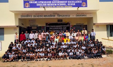 अलनार के स्वामी आत्मानन्द स्कूल में मनाया गया 'विश्व एड्स दिवस'...