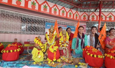 CG News : राजधानी पहुंचे अयोध्या राम मंदिर से ‘अक्षत कलश’, भव्य स्वागत के साथ निकाली गई शोभा यात्रा....