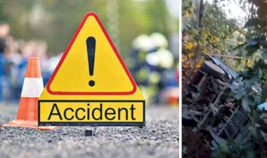 CG Accident ब्रेकिंग : दर्दनाक सड़क हादसा, मजदूरों से भरी गाड़ी अनियंत्रित होकर 30 फीट खाई में गिरी, एक की मौत, 7 घायल, मची चीख पुकार.....