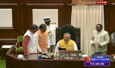 CG BIG ब्रेकिंग : डॉ. रमन सिंह ने संभाला कार्यभार, सर्वसम्मति से बनाए गए विधानसभा अध्यक्ष....