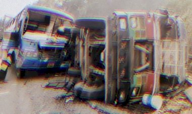CG- 3 यात्रियों की मौत: दर्दनाक सड़क हादसा, यात्रियों से भरी बस ट्रक से टकराई, 12 घायल, CM साय ने जताया शोक, 4-4 लाख रूपए की आर्थिक सहायता का भी एलान.....