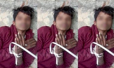 CG - नाबालिग के साथ बर्बरता ! पेन चोरी के शक में दुकानदार ने बच्चें को रस्सी से बांधकर पीटा, तेजी से वायरल हो रहा वीडियो.....