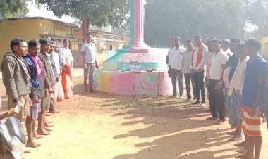 CG - ग्राम पंचायत हरवेल स्थित अटल चौक में मनाया गया सुशासन दिवस...