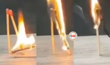 Matches Viral News: माचिस की दो तीलियों को आपस में जलाने पर दिखा ऐसा सुन्दर नज़ारा, देखते ही रह जायेंगे आप...