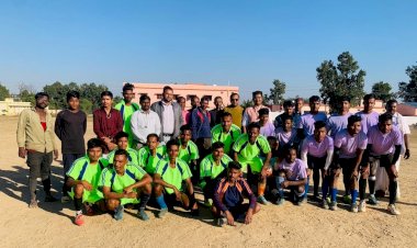 उदयपुर झिरमिट्टी में रोमांचक फाइनल फुटबॉल प्रतियोगिता में मूंडगांव सालका टीम ने मारी बाजी