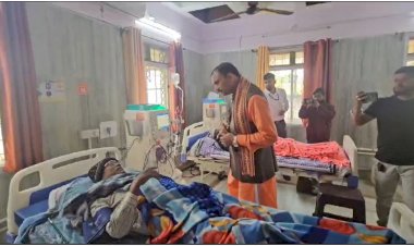 CG - स्वास्थ्य मंत्री श्याम बिहारी जायसवाल ने जिला अस्पताल का लिया जायजा, अस्पताल की स्थिति देख भड़क उठे, अधिकारियों को लगाई फटकार, दिए ये निर्देश.....