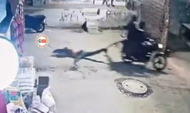 Crime Viral Video : पहले मारा चाकू फिर शख्स को बाइक से बांधकर घसीटा, कैमरे में रिकॉर्ड हुआ दर्दनाक वारदात- देखें वीडियो...