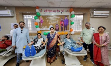 बिटिया परी के जन्मदिन को यादगार बनाने पापा हर साल आयोजित करते है रक्तदान शिविर, 12 वे जन्मदिन पर 213 यूनिट रक्तदान कर यादगार बनाया...
