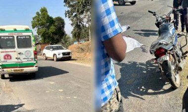 CG -2 की मौत ब्रेकिंग : तेज रफ्तार पिकअप ने बाइक को मारी जोरदार टक्कर, मची चीख पुकार, हादसे में दो लोगों की मौके पर दर्दनाक मौत, गाड़ी के उड़े परखच्चे....