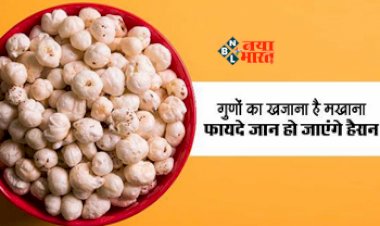 Makhana Health Benefits : कई गुणों से भरपूर है मखाना! खाने से सेहत को मिलते है कई चौकाने वाले लाभ, इन परेशानियों में भी है कारगर...