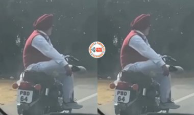 Stunt Viral News: बीच सड़क पर हैंडल छोड़कर फुल स्पीड में सरदारजी ने दौड़ा दी बुलेट, फिर जो हुआ...- देखें विडियो...