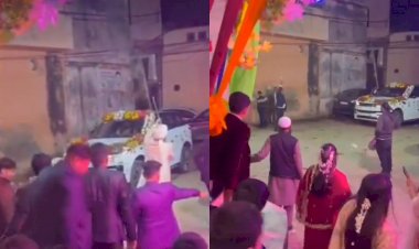 शादी के जश्न में सरेआम हर्ष फायरिंग VIDEO: अपनी ही शादी में दूल्हे ने की ताबड़तोड़ फायरिंग... राइफल से दागीं 200 राउंड गोलियां... फिर जो हुआ... देखें वीडियो....