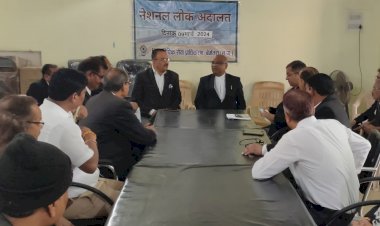 CGबेमेतरा:नेशनल लोक अदालत के सफल आयोजन हेतु अधिवक्ता संघ के साथ हुई बैठक