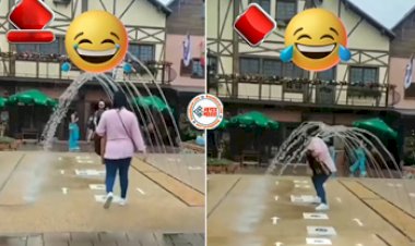 Girl Viral News: फव्वारे के बीच स्टाइल मारने पहुँच गई लड़की, लेकिन तभी हुआ कुछ ऐसा, पड़ गये लेने के देने- देखें मजेदार विडियो...