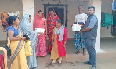 आदिवासी क्षेत्र उदयपुर में देश के यशश्वि प्रधानमंत्री श्री नरेंद्र मोदी जी का गांव चलो घर चलो अभियान जोर शोर से चल रहा हैं।