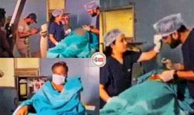 Pre-Wedding Photoshoot Viral Video : ऑपरेशन थिएटर में प्री-वेडिंग शूट करना प्रेमीजोड़ा को पद गया भारी, हुआ कुछ ऐसा आ गई नानी याद- देखें विडियो...