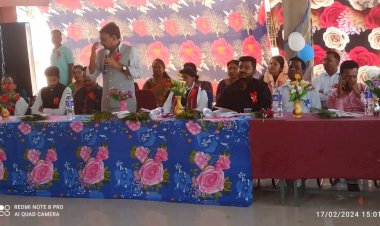 शासकीय कन्या उच्चतर माध्यमिक विद्यालय उदयपुर में धूम धाम से हुआ विदाई समारोह का आयोजन।